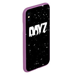 Чехол iPhone XS Max матовый DAYZ ДЕЙЗИ, цвет: 3D-фиолетовый — фото 2