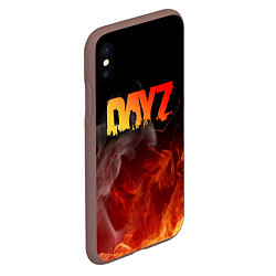 Чехол iPhone XS Max матовый DAYZ ДЕЙЗИ, цвет: 3D-коричневый — фото 2