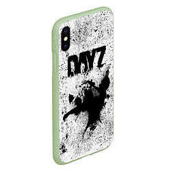 Чехол iPhone XS Max матовый DayZ, цвет: 3D-салатовый — фото 2