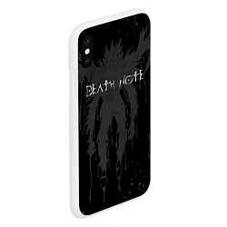 Чехол iPhone XS Max матовый DEATH NOTE ТЕТРАДЬ СМЕРТИ, цвет: 3D-белый — фото 2