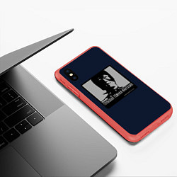 Чехол iPhone XS Max матовый ГЛУБОКАЯ ТЁМНАЯ ФАНТАЗИЯ, цвет: 3D-красный — фото 2