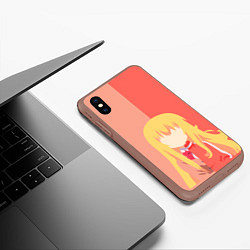 Чехол iPhone XS Max матовый Gabriel DropOut Gabriel, цвет: 3D-коричневый — фото 2