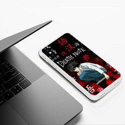 Чехол iPhone XS Max матовый ТЕТРАДЬ СМЕРТИ, цвет: 3D-белый — фото 2