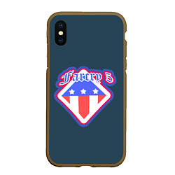 Чехол iPhone XS Max матовый Far Cry 5 Logo, цвет: 3D-коричневый