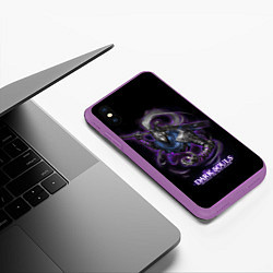 Чехол iPhone XS Max матовый Dark souls Abyss walker, цвет: 3D-фиолетовый — фото 2