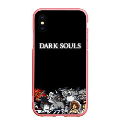 Чехол iPhone XS Max матовый 8bit Dark Souls, цвет: 3D-баблгам