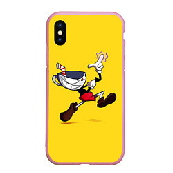 Чехол iPhone XS Max матовый CUPHEAD