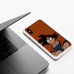 Чехол iPhone XS Max матовый DRAGON BALL ДРАГОН БОЛЛ, цвет: 3D-белый — фото 2