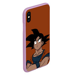 Чехол iPhone XS Max матовый DRAGON BALL ДРАГОН БОЛЛ, цвет: 3D-сиреневый — фото 2