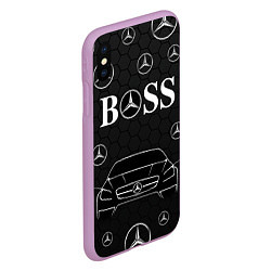 Чехол iPhone XS Max матовый BOSS MERCEDES-BENZ, цвет: 3D-сиреневый — фото 2