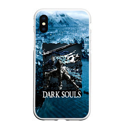 Чехол iPhone XS Max матовый DARKSOULS Project Dark, цвет: 3D-белый