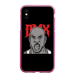 Чехол iPhone XS Max матовый DMX Earl Simmons, цвет: 3D-малиновый