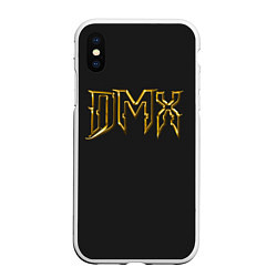 Чехол iPhone XS Max матовый DMX Gold, цвет: 3D-белый