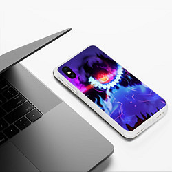 Чехол iPhone XS Max матовый Solo leveling, цвет: 3D-белый — фото 2