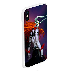 Чехол iPhone XS Max матовый Bleach Ichigo Kurosaki, цвет: 3D-белый — фото 2