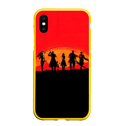 Чехол iPhone XS Max матовый DMC x RDR, цвет: 3D-желтый