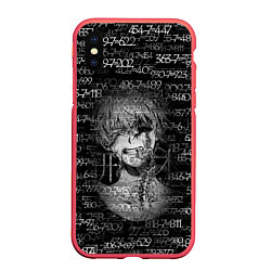 Чехол iPhone XS Max матовый Kaneki Ken 1000-7, цвет: 3D-красный