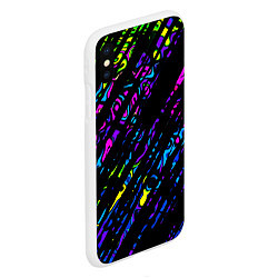Чехол iPhone XS Max матовый OVERLAP, цвет: 3D-белый — фото 2