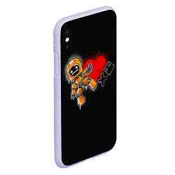 Чехол iPhone XS Max матовый K-VRC Love Death and Robots, цвет: 3D-светло-сиреневый — фото 2