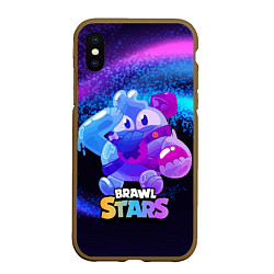 Чехол iPhone XS Max матовый Сквик Squeak Brawl Stars