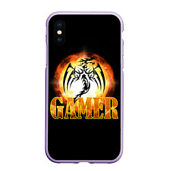 Чехол iPhone XS Max матовый GAMER Геймер