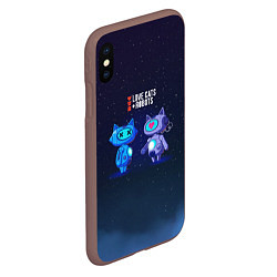 Чехол iPhone XS Max матовый Love, Death and Robots Любовь, Смерть и Роботы Z, цвет: 3D-коричневый — фото 2