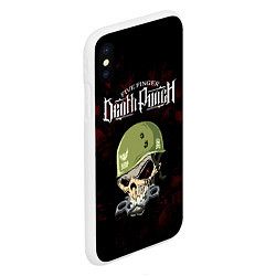 Чехол iPhone XS Max матовый Five Finger Death Punch, цвет: 3D-белый — фото 2