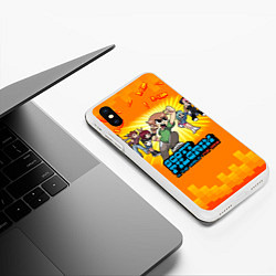 Чехол iPhone XS Max матовый Scott Pilgrim, цвет: 3D-белый — фото 2