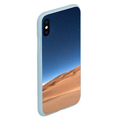 Чехол iPhone XS Max матовый Пустыня, цвет: 3D-голубой — фото 2