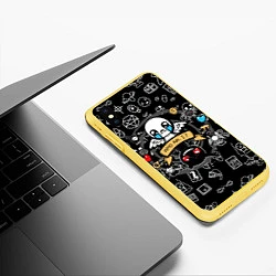 Чехол iPhone XS Max матовый THE BINDING OF ISAAC ЖЕРТВА, цвет: 3D-желтый — фото 2