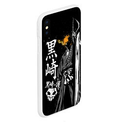 Чехол iPhone XS Max матовый Bleach, Ичиго с мечом, цвет: 3D-белый — фото 2