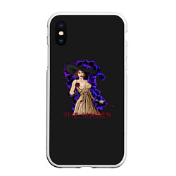 Чехол iPhone XS Max матовый Resident Evil The maiden, цвет: 3D-белый