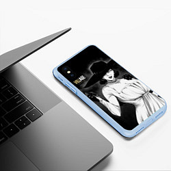 Чехол iPhone XS Max матовый Lady Alcina Dimitrescu, цвет: 3D-голубой — фото 2