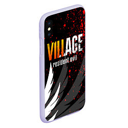 Чехол iPhone XS Max матовый RESIDENT EVIL 8 VILLAGE, цвет: 3D-светло-сиреневый — фото 2