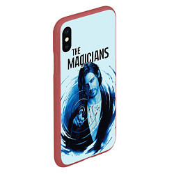 Чехол iPhone XS Max матовый The Magicians, цвет: 3D-красный — фото 2