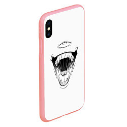 Чехол iPhone XS Max матовый Sukunas Laugh, цвет: 3D-баблгам — фото 2