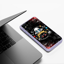 Чехол iPhone XS Max матовый The Binding of Isaac ИСААК, цвет: 3D-светло-сиреневый — фото 2