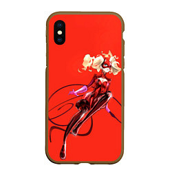 Чехол iPhone XS Max матовый Takamaki, цвет: 3D-коричневый