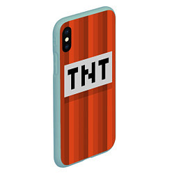 Чехол iPhone XS Max матовый TNT, цвет: 3D-мятный — фото 2