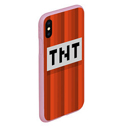 Чехол iPhone XS Max матовый TNT, цвет: 3D-розовый — фото 2