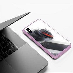 Чехол iPhone XS Max матовый Anime Berserk, цвет: 3D-сиреневый — фото 2