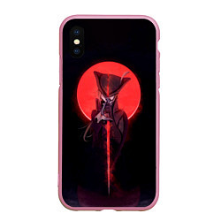 Чехол iPhone XS Max матовый Милаха Мари, цвет: 3D-розовый