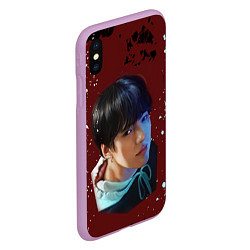 Чехол iPhone XS Max матовый MX MONSTA X Z, цвет: 3D-сиреневый — фото 2