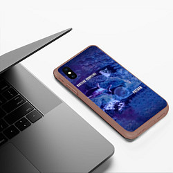 Чехол iPhone XS Max матовый Nautilus Pompilius РАСКОЛ, цвет: 3D-коричневый — фото 2