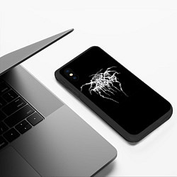 Чехол iPhone XS Max матовый Darkthrone, цвет: 3D-черный — фото 2