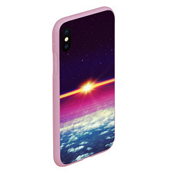 Чехол iPhone XS Max матовый МЕЖДУ НЕБОМ И ЗЕМЛЁЙ, цвет: 3D-розовый — фото 2