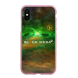 Чехол iPhone XS Max матовый BLACK MESA HALF-LIFE Z, цвет: 3D-розовый