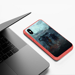 Чехол iPhone XS Max матовый Darksiders Гнев Войны Z, цвет: 3D-красный — фото 2
