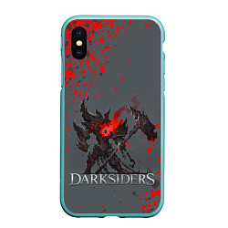 Чехол iPhone XS Max матовый Darksiders Гнев Войны Z, цвет: 3D-мятный