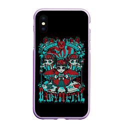 Чехол iPhone XS Max матовый Blue BabyMetal